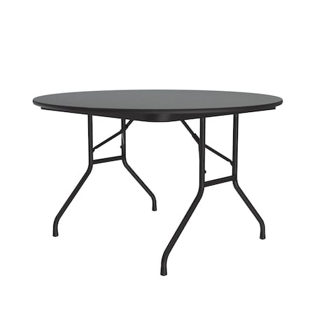 Correll CF HPL Folding Tables 48" Round Montana Granite CF48PX-55
